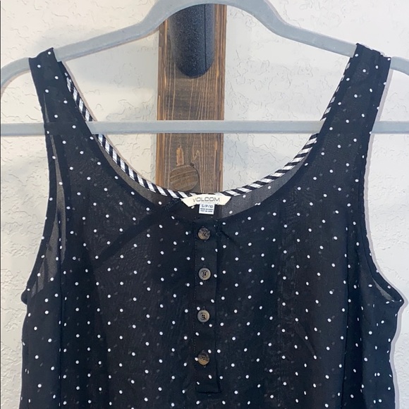Volcome Polka Dot Sheer Top - Picture 3 of 6